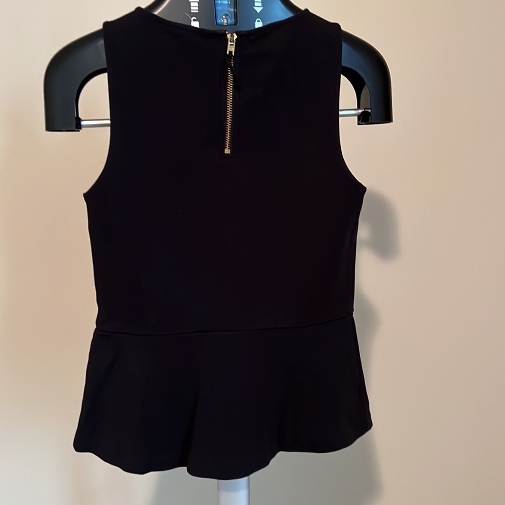 Lot of 2 JCrew sleeveless peplum knit tops - Picture 4 of 10